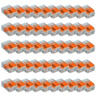 50x RÝCHLOKONEKTOR WAGO 221-412 2x 0,14-4 KONEKTOR