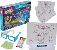 MAGICKÁ 3D TABUĽA NA KRESLENIE V TME LED MAGICKÁ 3D TABUĽA NA KRESLENIE V TME LED