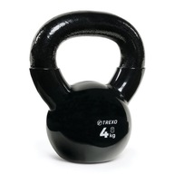 Kettlebell činka liatinové závažie TREXO 4 kg