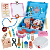 SET LEKÁR Doktor Malý doktor DREVENÝ XXL SET LEKÁR Doktor Malý doktor DREVENÝ XXL