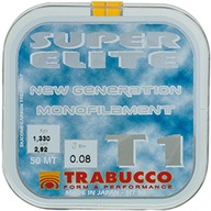 Materiál Line Leader Trabucco Super Elite T1 Tournament 0,180 mm 50 m Materiál Line Leader Trabucco Super Elite T1 Tournament 0,180 mm 50 m
