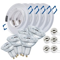 OSRAM 5x sklenené halogénové svietidlo + LED GU10 OSRAM 5x sklenené halogénové svietidlo + LED GU10