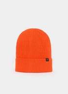 Oranžová teplá jesenná čiapka PAKO LORENTE Oranžová teplá jesenná čiapka PAKO LORENTE