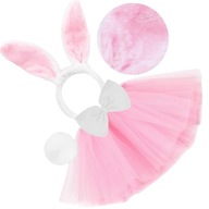 OUTFIT ZAJIČKA SUKŇA Zajac + ČELENKA UŠI Ružový zajac OUTFIT ZAJIČKA SUKŇA Zajac + ČELENKA UŠI Ružový zajac