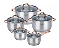 SÚPRAVA HRNCOV 10 EL ROSE GOLD SADA hrncov ROSE GOLD SÚPRAVA HRNCOV 10 EL ROSE GOLD SADA hrncov ROSE GOLD