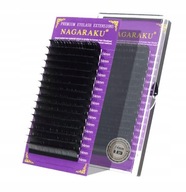 NAGARAKU Premium Mink mihalnice D 0,07 13mm 16 pásikov NAGARAKU Premium Mink mihalnice D 0,07 13mm 16 pásikov