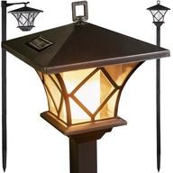 Solárna lampa Záhradná lampa LED vysoká rukoväť Solárna lampa Záhradná lampa LED vysoká rukoväť