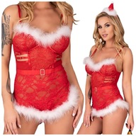 MIKOŁAJKA Kostým, spodná bielizeň, tričko, čelenka, tangá, outfit L/XL MIKOŁAJKA Kostým, spodná bielizeň, tričko, čelenka, tangá, outfit L/XL
