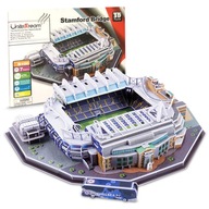 3D puzzle futbalový štadión Chelsea FC: Stamford