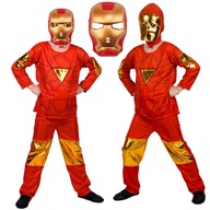 KOSTÝM JEDNORÁZOVEJ MASKY IRONMAN veľkosť M 110-122 OUTFIT AVENGERS PROM KOSTÝM JEDNORÁZOVEJ MASKY IRONMAN veľkosť M 110-122 OUTFIT AVENGERS PROM