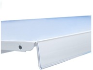 Biela cenová lišta DBR30 - dĺžka 100 cm