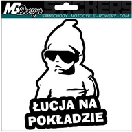 Samolepka LUCY IN THE CAR AUTO 18x14 farba Samolepka LUCY IN THE CAR AUTO 18x14 farba