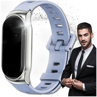 Remienok Duo band pre Xiaomi Mi Band 8, sivostrieborný, gumený, odolný a pevný Remienok Duo band pre Xiaomi Mi Band 8, sivostrieborný, gumený, odolný a pevný