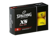 Matné golfové loptičky SPALDING XS žlté, 6 ks.