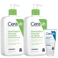 CeraVe Hydratačná umývacia emulzia pre normálnu a suchú pleť 473 ml x2 CeraVe Hydratačná umývacia emulzia pre normálnu a suchú pleť 473 ml x2