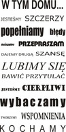 Nápis na stenu do obývačky, nálepka V tomto dome...72 Nápis na stenu do obývačky, nálepka V tomto dome...72