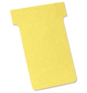 100x T-Cards žlté plánovacie karty veľkosti 2