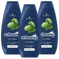 Schauma šampón pre mužov 400 ml x 3 Schauma šampón pre mužov 400 ml x 3