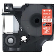 Páska pre DYMO D1 40927 9mm červená Páska pre DYMO D1 40927 9mm červená