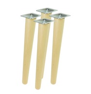 Nohy 30 cm, nožičky buk, skosené, bezfarebný lak Nohy 30 cm, nožičky buk, skosené, bezfarebný lak
