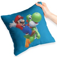 MODRÝ VANKÚŠ PRE DARČEK FANOUŠKU MARIO BROS + TEXT ZADARMO MODRÝ VANKÚŠ PRE DARČEK FANOUŠKU MARIO BROS + TEXT ZADARMO