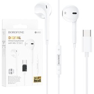 Borofone USB-C DAC slúchadlá pre OPPO Find X5 Pro Borofone USB-C DAC slúchadlá pre OPPO Find X5 Pro