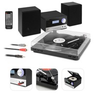 Stereo systém Audizio DAB s Bluetooth MP3 CD gramofónom a FM rádiom