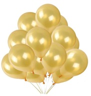 Zlaté 30 cm gumené latexové balóny - 100 ks