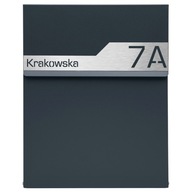 POŠTOVÁ SCHRÁNKA NA LISTY ANTRACITOVÁ LAMINÁTOVÁ GRAVÍRA ADRESA ULIČNÉ ČÍSLO POŠTOVÁ SCHRÁNKA NA LISTY ANTRACITOVÁ LAMINÁTOVÁ GRAVÍRA ADRESA ULIČNÉ ČÍSLO