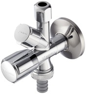 SCHELL kombinovaný rohový ventil 1/2 x 3/4 x 3/8 kohútik do umývačky riadu 035450699 SCHELL kombinovaný rohový ventil 1/2 x 3/4 x 3/8 kohútik do umývačky riadu 035450699