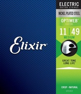 Elixir Optiweb 19102 Stredné struny 11-49 Elixir Optiweb 19102 Stredné struny 11-49