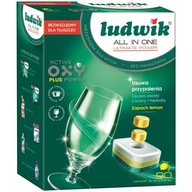 LUDWIK Lemon ALL in One tablety do umývačky riadu 90 ks LUDWIK Lemon ALL in One tablety do umývačky riadu 90 ks