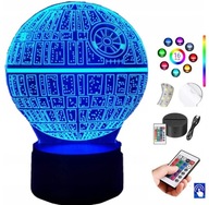 Nočná lampa Star Wars LED PLEXIDO Hviezda smrti