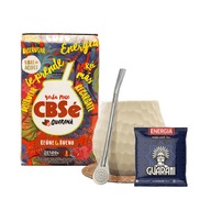 Yerba Mate CBSe Energy Set 500g Bombilla Tekvica