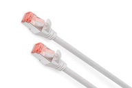 DIGITUS Patchcord S/FTP kábel kat.6a sivý 10m DIGITUS Patchcord S/FTP kábel kat.6a sivý 10m