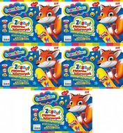 Samolepiaci papierový zápisník B4, 8 listov Bambino, 8 farieb x 5 kusov Samolepiaci papierový zápisník B4, 8 listov Bambino, 8 farieb x 5 kusov