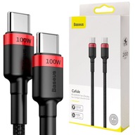 RÝCHLY KÁBEL BASEUS TYP-C NA TYP-C 5A 100W 2M RÝCHLY KÁBEL BASEUS TYP-C NA TYP-C 5A 100W 2M