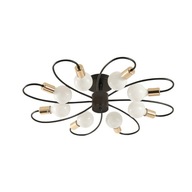 Creative 8 hlavové stropné LED svietidlo s čiernym zlatom závesné svietidlo Creative 8 hlavové stropné LED svietidlo s čiernym zlatom závesné svietidlo