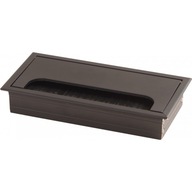 OBDŽNÍKOVÝ KÁBLOVÝ VSTUP SKUPINA 80X160MM ČIERNA AMIX OBDŽNÍKOVÝ KÁBLOVÝ VSTUP SKUPINA 80X160MM ČIERNA AMIX