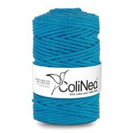 Colinea String sa opliekol pre makramu 100% bavlnu, 5 mm 100 m, modrá Colinea String sa opliekol pre makramu 100% bavlnu, 5 mm 100 m, modrá