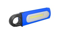 3W COB LED + 3 modré LED baterka 3W COB LED + 3 modré LED baterka