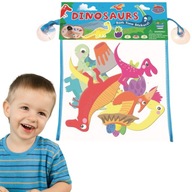 Nálepky na hračky do vaničky dinosaurov Nálepky na hračky do vaničky dinosaurov