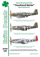 EXITO DECALS ED72008 1:72 Yoxford Girls P-51D
