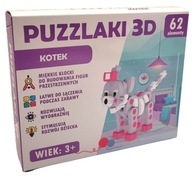 3D penové puzzle PUZZLAKI CAT 62 ks. 3D penové puzzle PUZZLAKI CAT 62 ks.