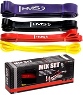 Sada cvičebných pásov HMS GU05 Set Multicolor Sada cvičebných pásov HMS GU05 Set Multicolor