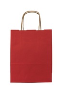 Taška, papierová taška Červená 180x80x225 10ks