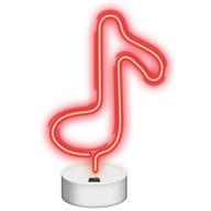 NEÓNOVÁ LED POZNÁMKA HUDOBNÁ POZNÁMKA NA STOJANEJ NOČNEJ LAMPE USB/BATTÉRII NEÓNOVÁ LED POZNÁMKA HUDOBNÁ POZNÁMKA NA STOJANEJ NOČNEJ LAMPE USB/BATTÉRII