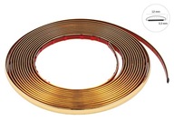 Ozdobný pás, zlatý, 12 mm x 8 m (86745)