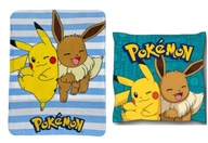 fleecová deka 100x140 prehoz + vankúš 40x40 POKEMON fleecová deka 100x140 prehoz + vankúš 40x40 POKEMON