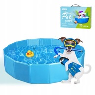 Zvierací bazén pre psa M 80x20cm skladací odolný